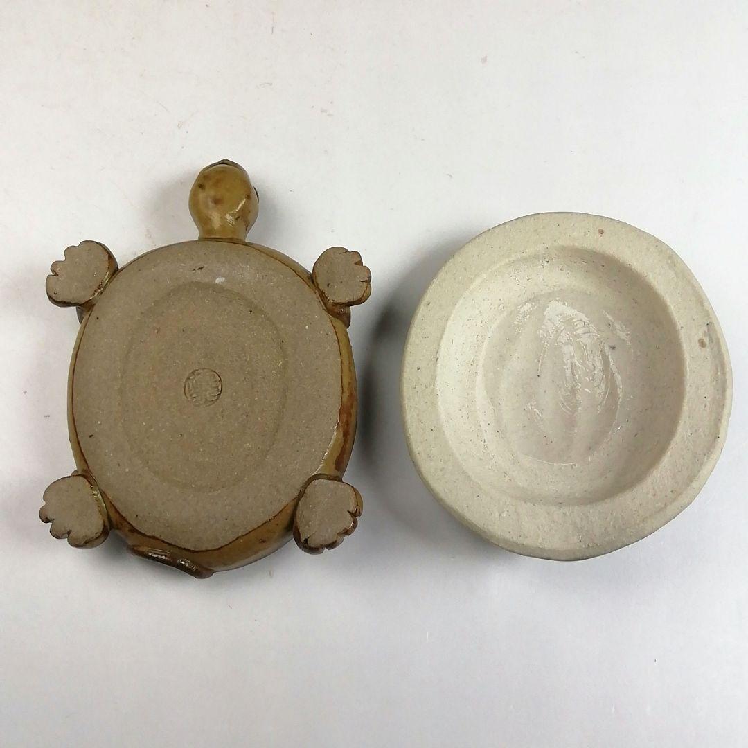 T899 香合 『織部 亀』『松本鉄山 作』 共箱 茶道具 - メルカリ