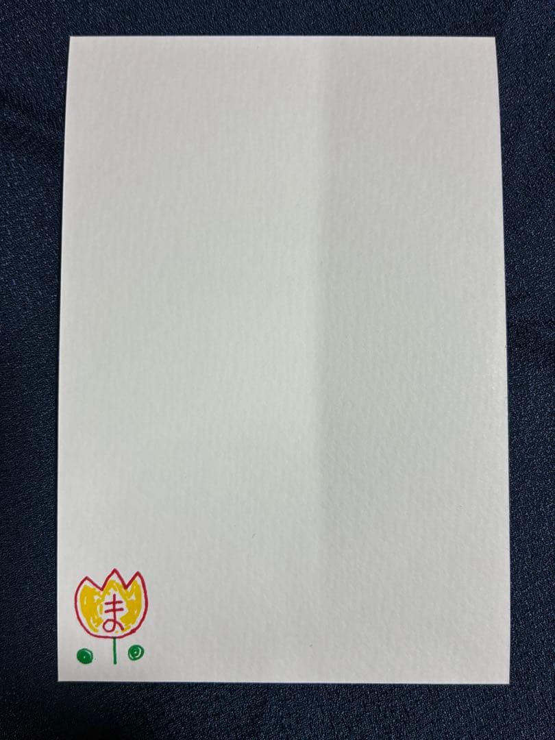 手描きアート作品　アヒルとお花たち