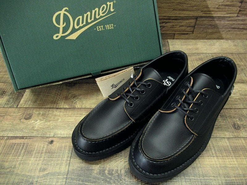 専用　ダナー ブローガン 茶芯 モカシン レザー シューズ 黒 27.0 ②