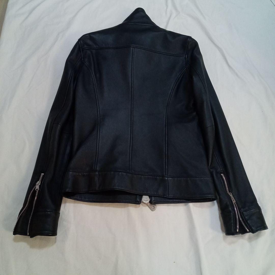 junhashimoto ブラックレザー シングルライダースジャケット