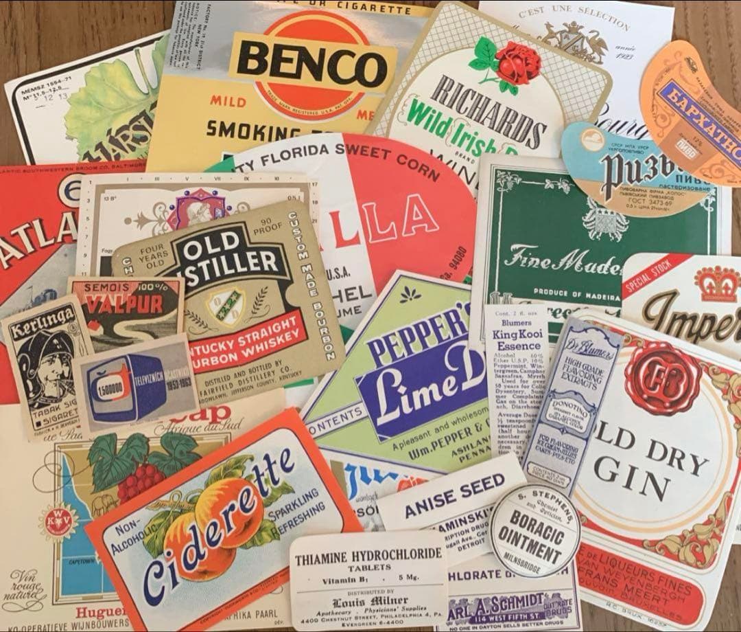 本日限定！★ 紙モノ詰め込みBOX ★ 60サイズ　海外 紙もの ヴィンテージ