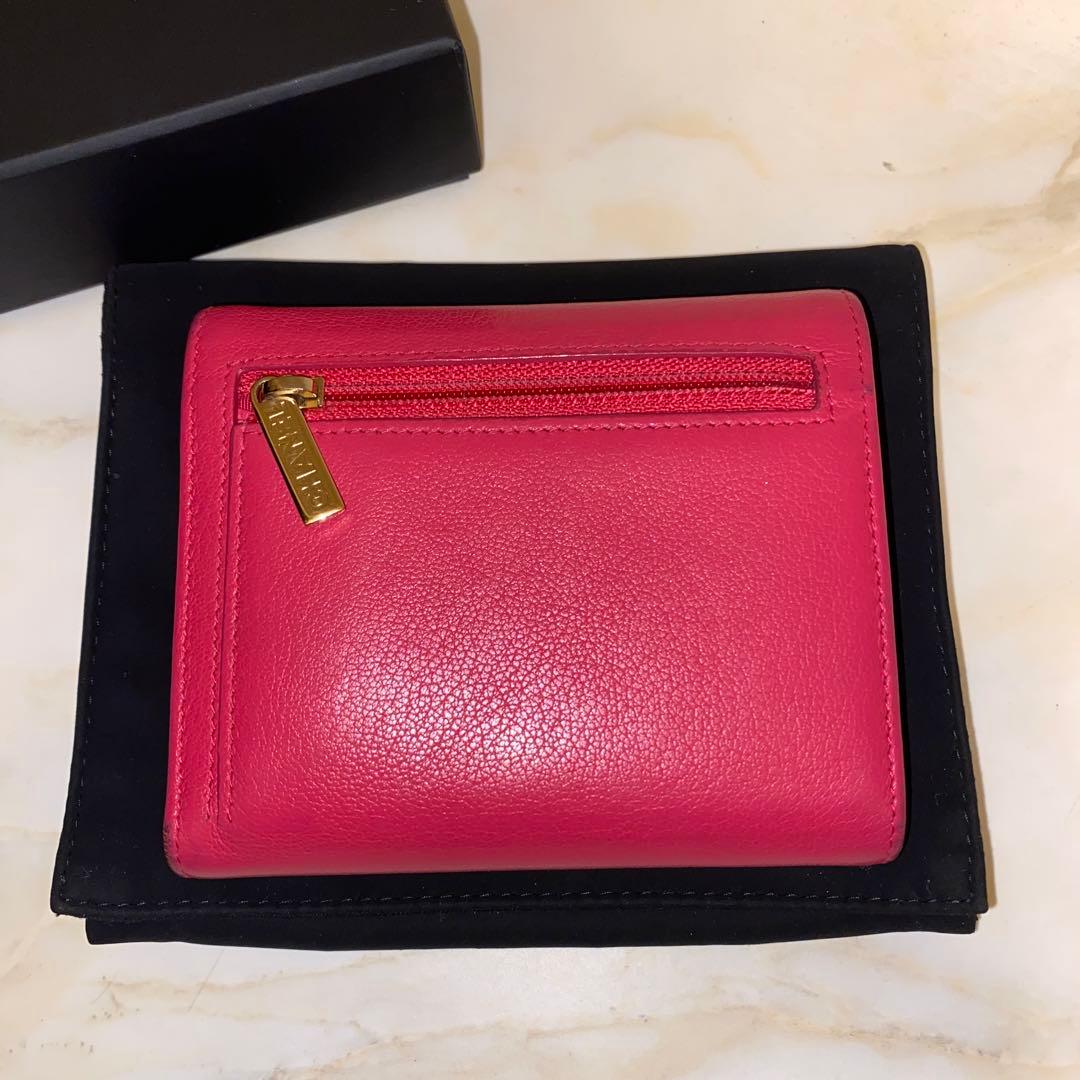 【週末限定値下げ】CHANEL シャネル 二つ折り財布 ピンク