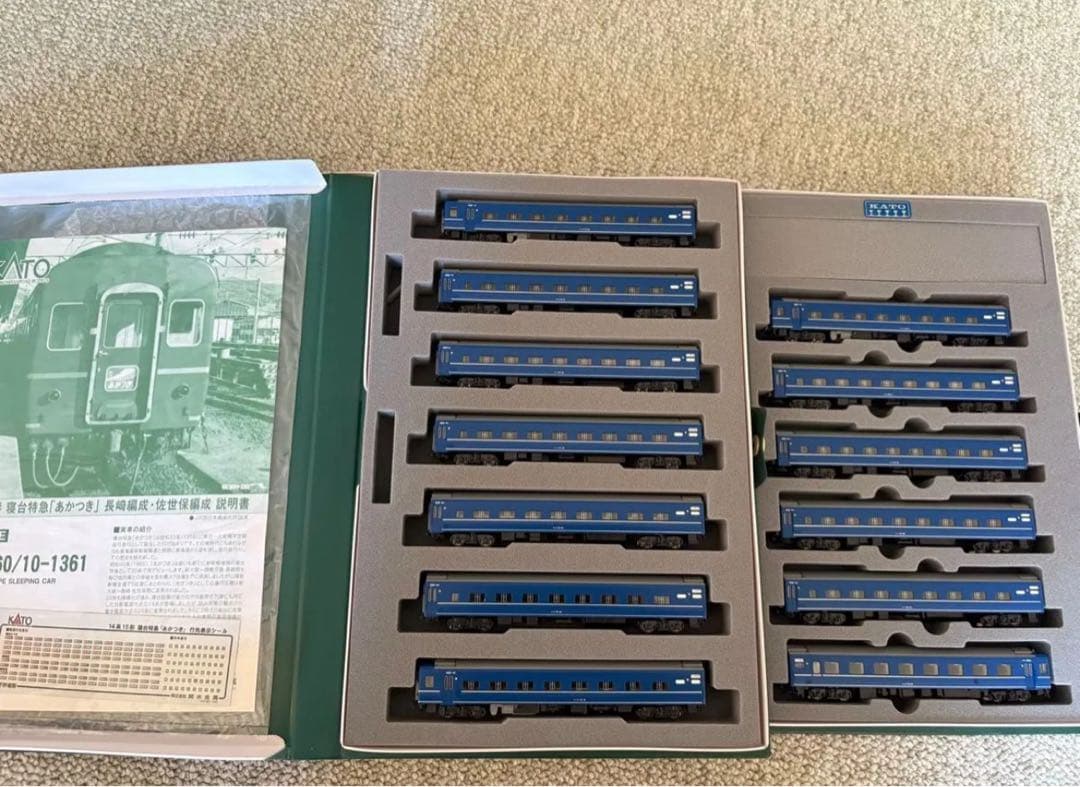 KATO 10-1360/1361 14系特急「あかつき」長崎、佐世保編成