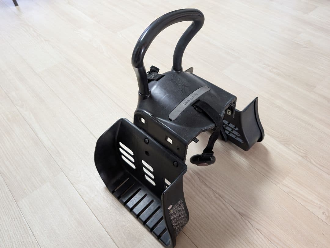 引取限定】非電動シティサイクル チャイルドシート付 黒 ママチャリ 変速付