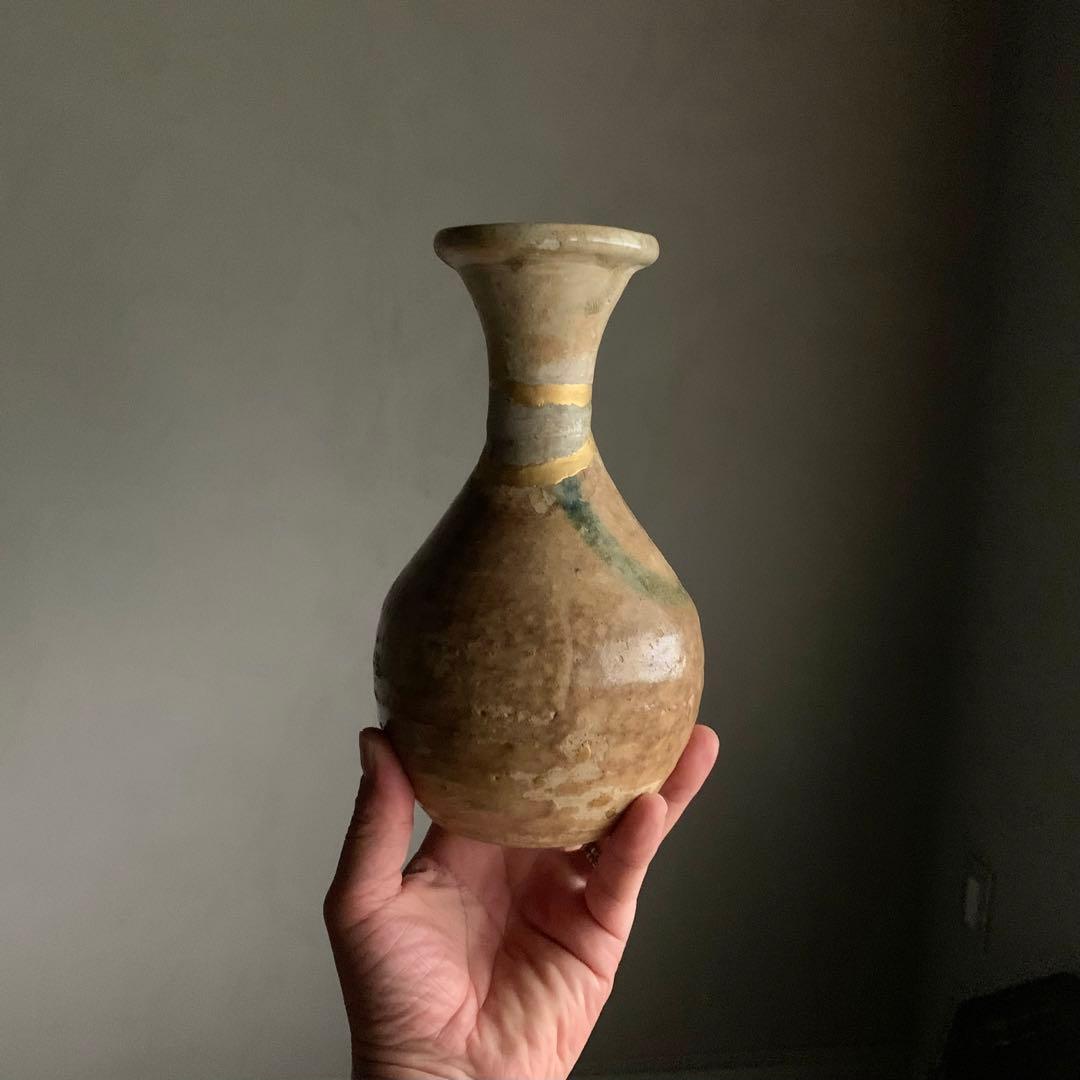 黄瀬戸 徳利 古美術 古道具 アンティーク 桃山〜江戸初期