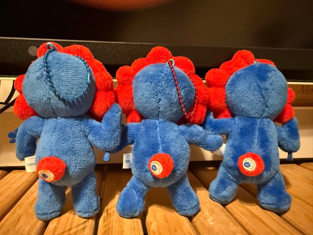 大阪関西万博 ミャクミャクボールチェーンマスコットABC 3個セット