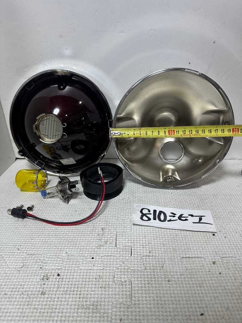 希少当時物180πシビエ凹レンズ付ヘッドライト/マーシャルCIBIE