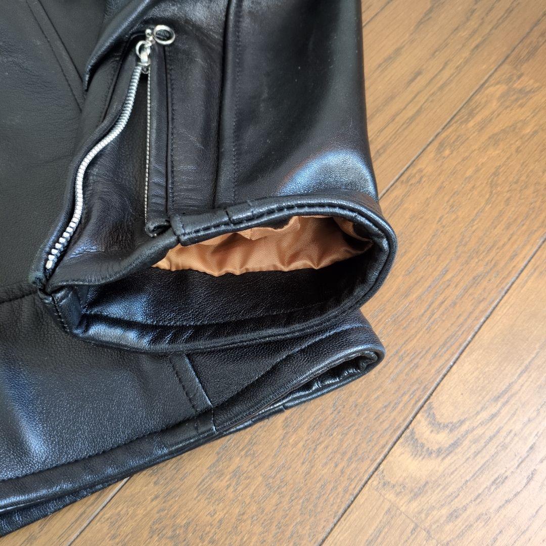 RetroGrade TOKYO ブラックレザーライダースジャケット L