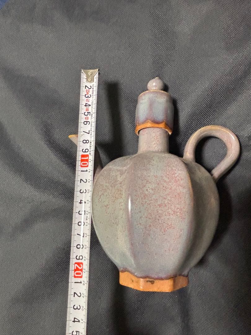 中国古美術品 宋代 鈞窯 执壺 ポット 高さ約22cm