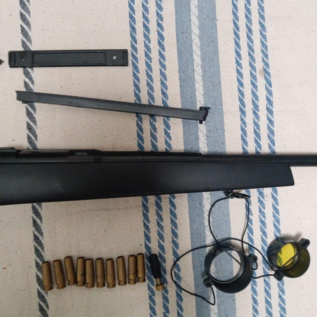 セールス中！スナイパーライフル ブラック スコープ付き