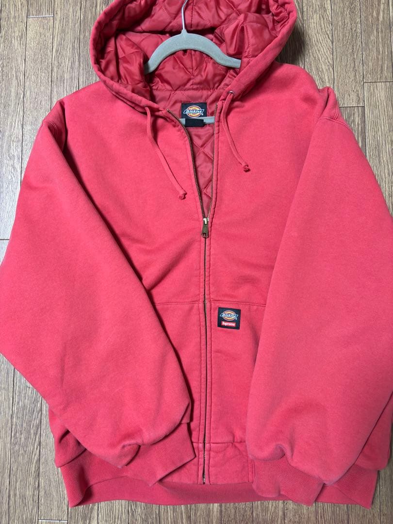 トップス Supreme Dickies Quilted Zip Up Hooded L