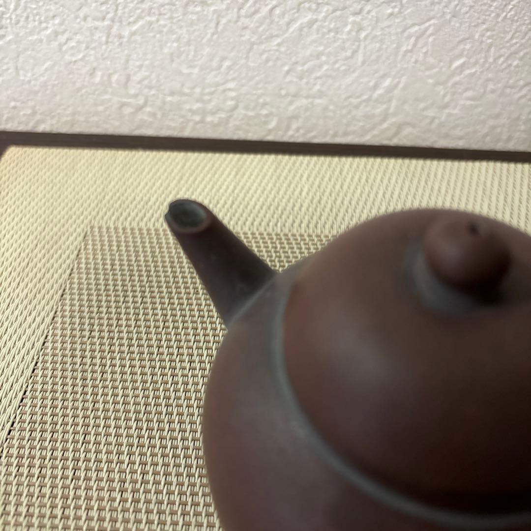 ☆美品 在銘 大型平蜘蛛釜 透木釜 透木送料込み