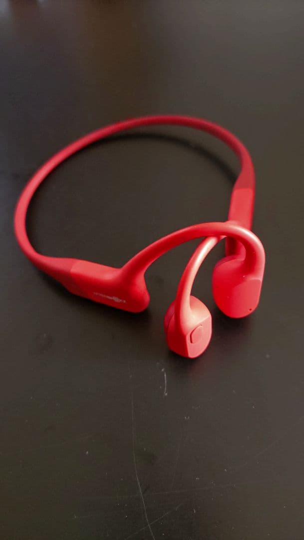 ジャンク品】AfterShokz AEROPLEX 骨伝導イヤホン レッド - メルカリ