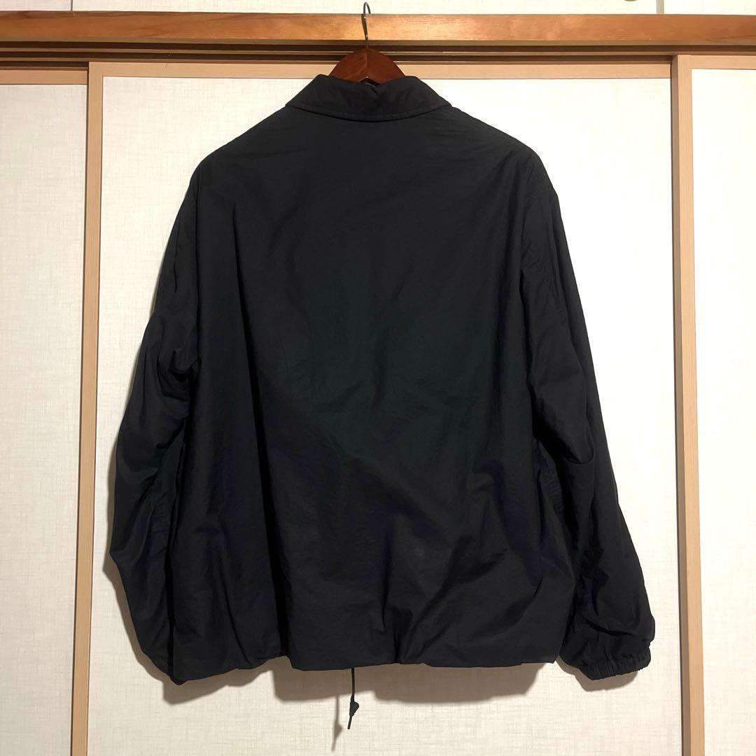 COMOLI 23AWコットンナイロンコーチジャケット 2 BLACK