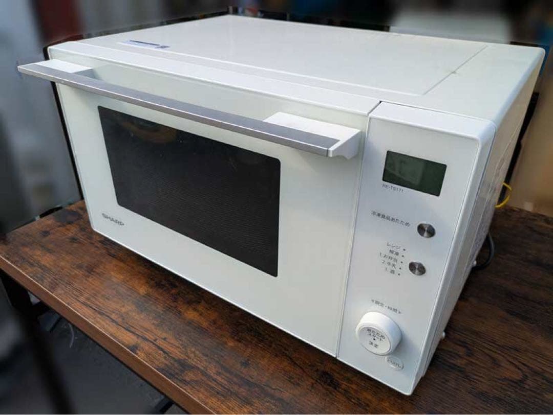 値下げしました】美品2023年 電子レンジ SHARP RE-TS171-W
