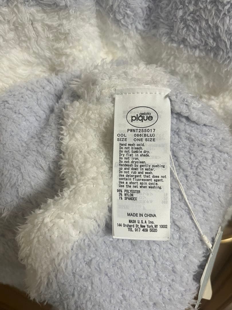 gelato pique フード付きルームウェアセット　水色