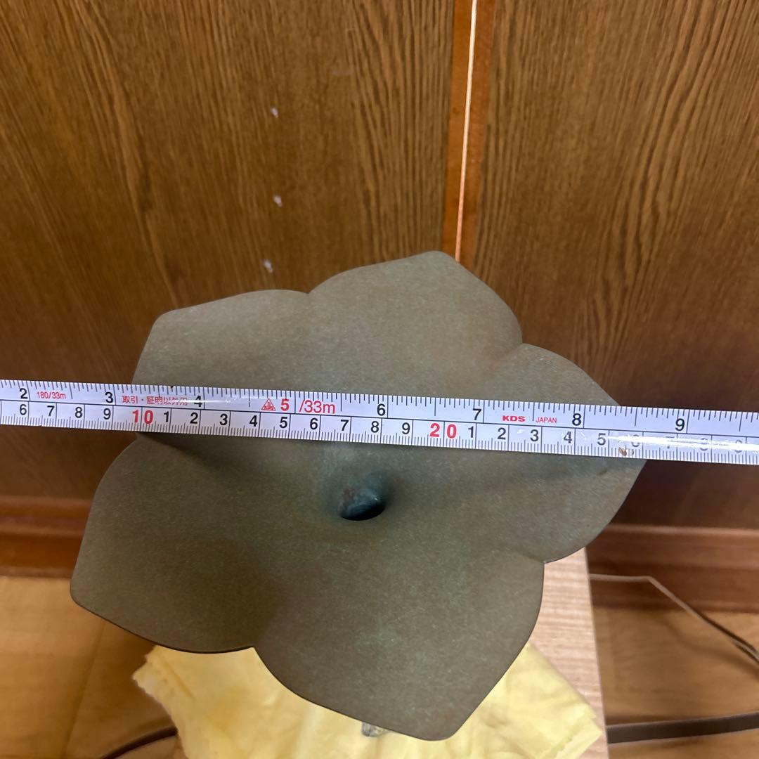 茶道具/花入 金谷五郎三郎作 『青銅桔梗形花入』 共箱