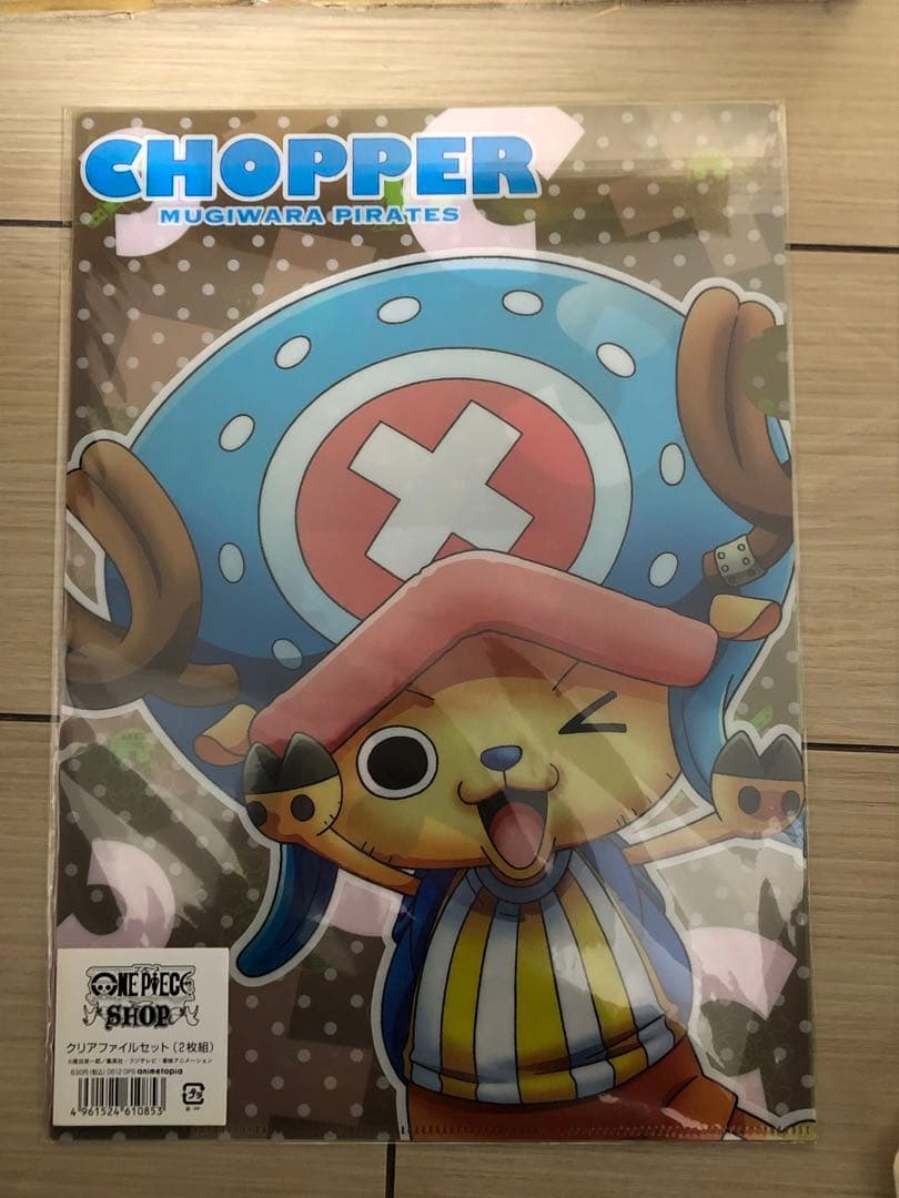 ワンピース ONE PIECE SHOP クリアファイル セット チョッパー - メルカリ