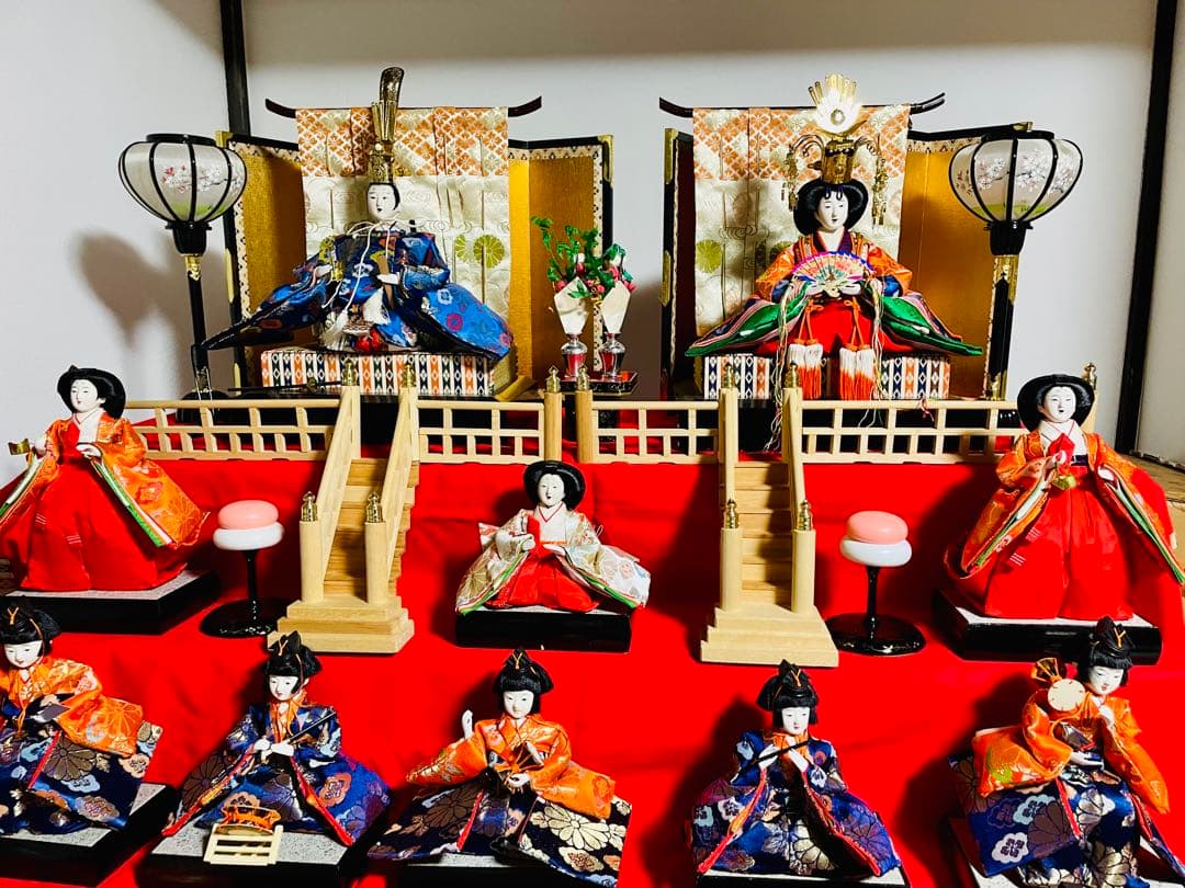 秀月 雛人形セット 7段