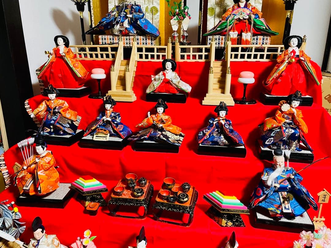 秀月 雛人形セット 7段