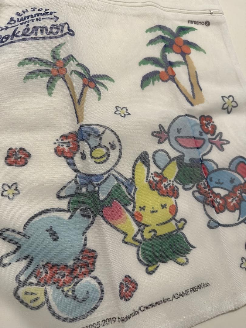 イッツデモ ポケモン 洗濯ネット 2点セット みずポケモンとアロハ