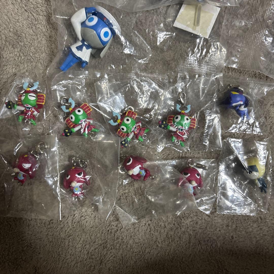 ケロロ軍曹 チャーム ミニフィギュア 17点 セット 平成 当時物 レトロ