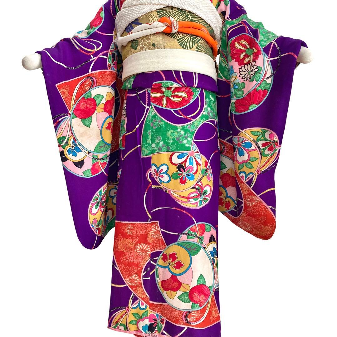 アンティーク 女の子 子供着物 昭和レトロ 大正ロマン 着物 NO3