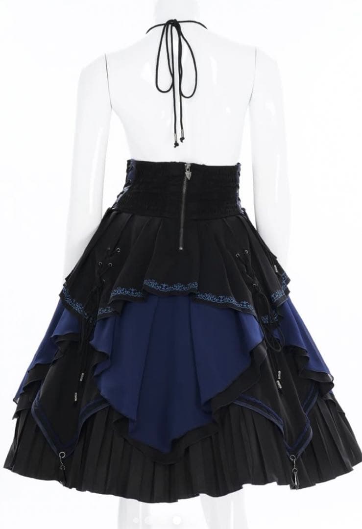 ozzon オッズオン capricious kitty スカート 黒 青