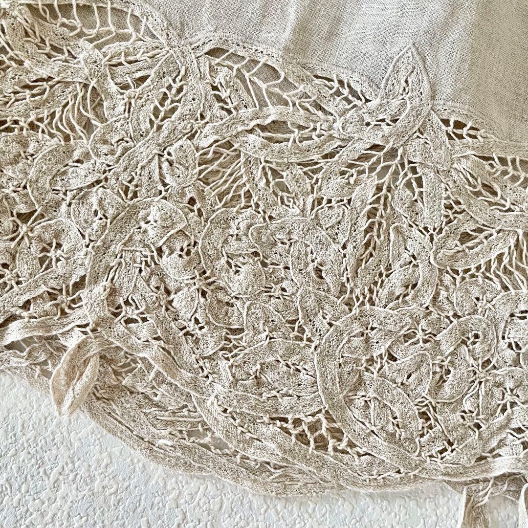 Vias Blomme コルトレイクリネン　バテンレース　サルエルパンツ