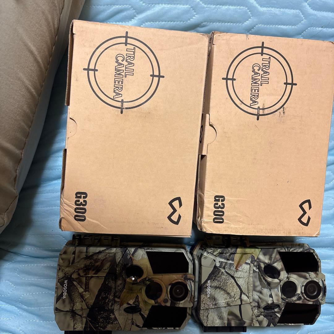 WOSODA G300 トレイルカメラ2台 WOSODA G300 トレイルカメラ2台 WOSPORTS G300 Trail Camera