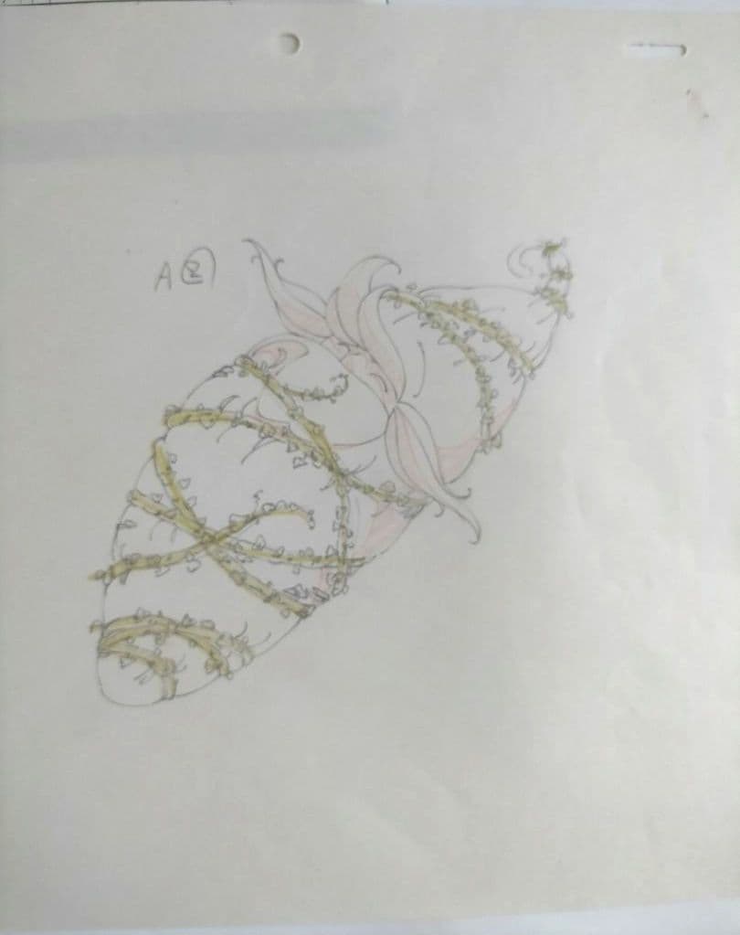 セル画　とんがり帽子のメモル　リュックマン