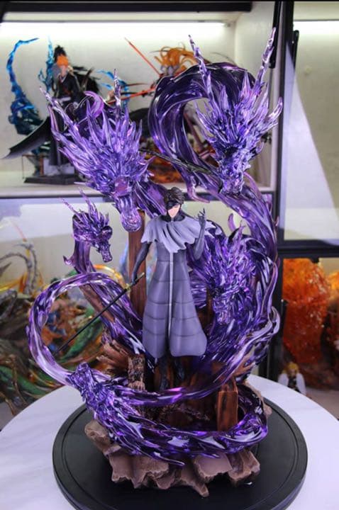 BLEACH 黒衣少年図 藍染惣右介 ガレージキット ガレキ スタチュー①⑧