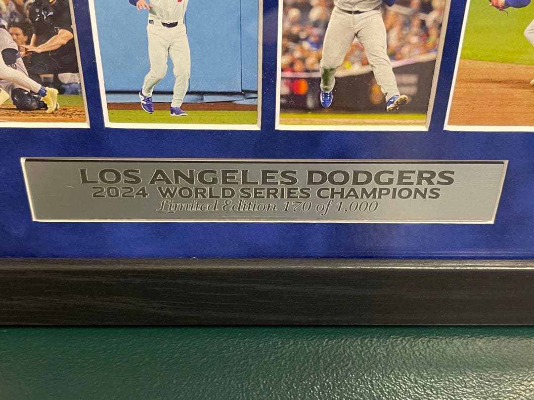 1000個日本限定版 ドジャース 2024 ワールドシ1リーズ記念フレーム