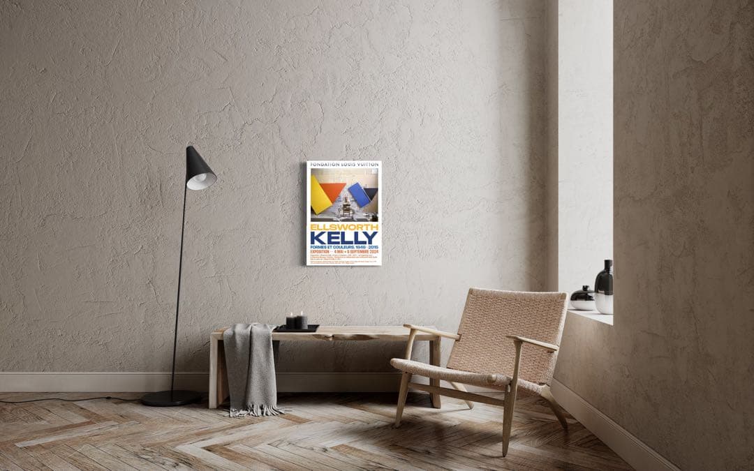 【日本未入荷】エルズワース・ケリー　エキシビジョンポスター　KELLY、ヴィトン