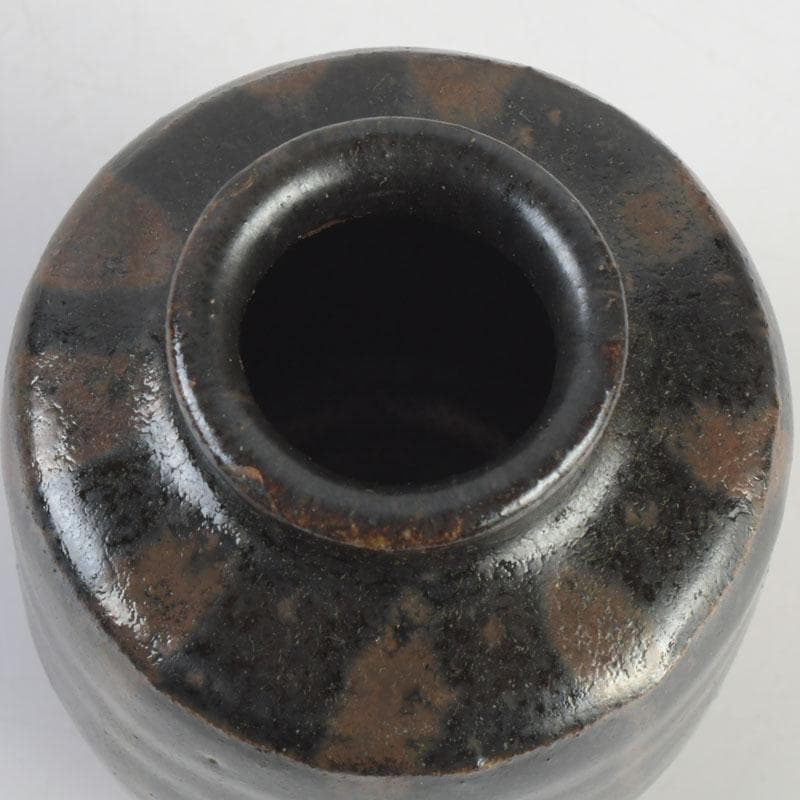 茶道具 瀬戸焼 古瀬戸 茶入 仕覆付 V 9680