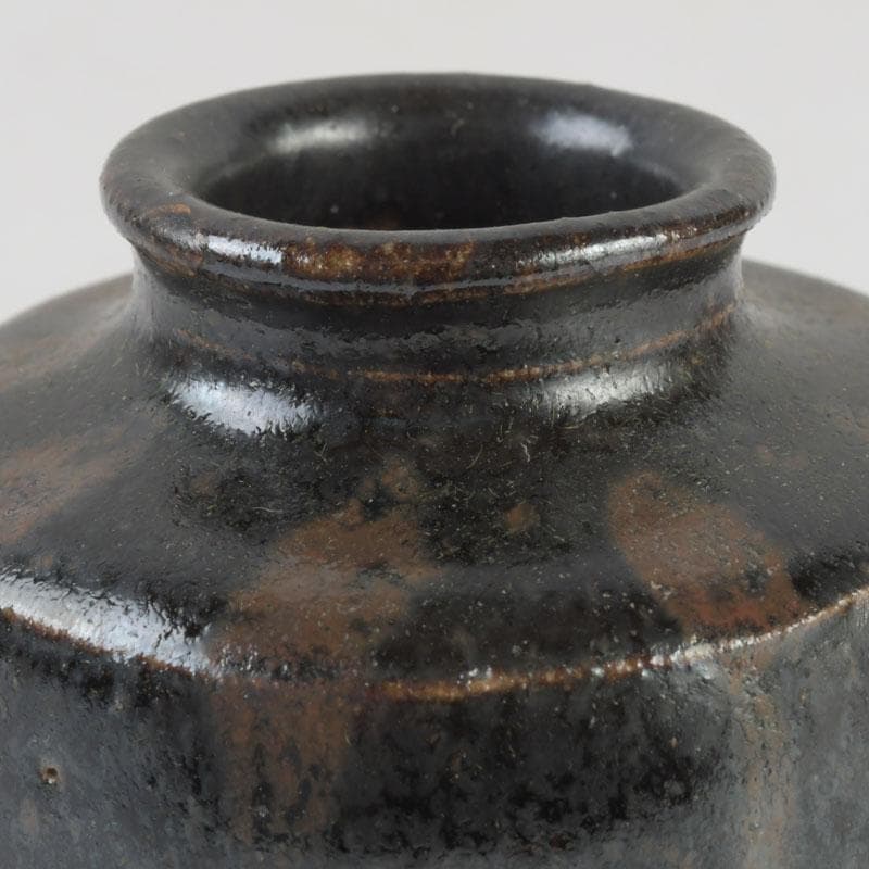 茶道具 瀬戸焼 古瀬戸 茶入 仕覆付 V 9680