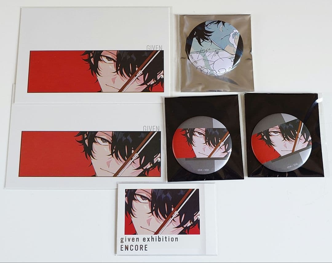 ギヴン／ギヴン展 ENCORE／缶バッジ 購入特典 ぱしゃこれ 雨月 - メルカリ