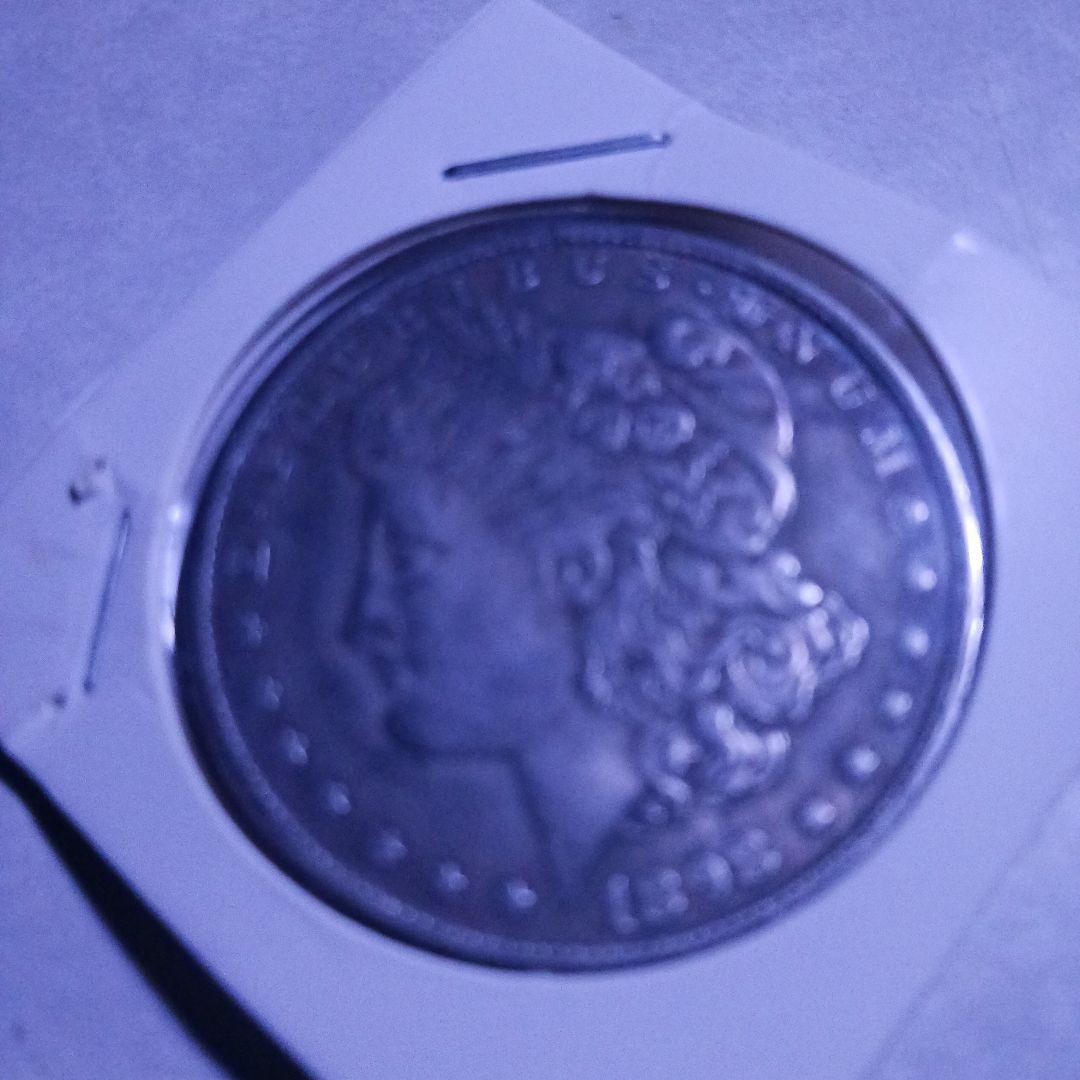 1898モーガンダラー、一ドル銀貨、鷲デザイン銀貨 24.5g