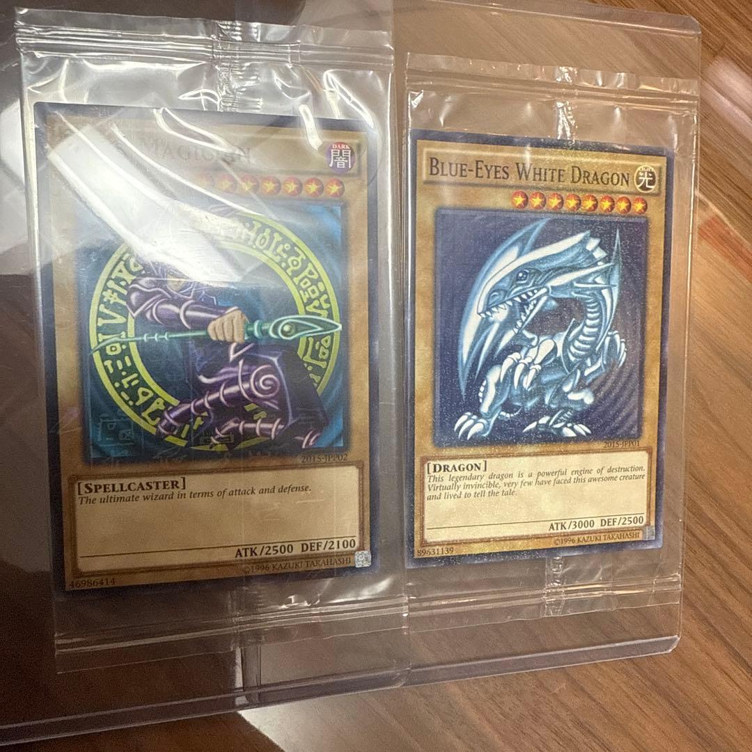 【遊戯王】wcs2015 ブルーアイズ&ブラック・マジシャン【美品・未開封】
