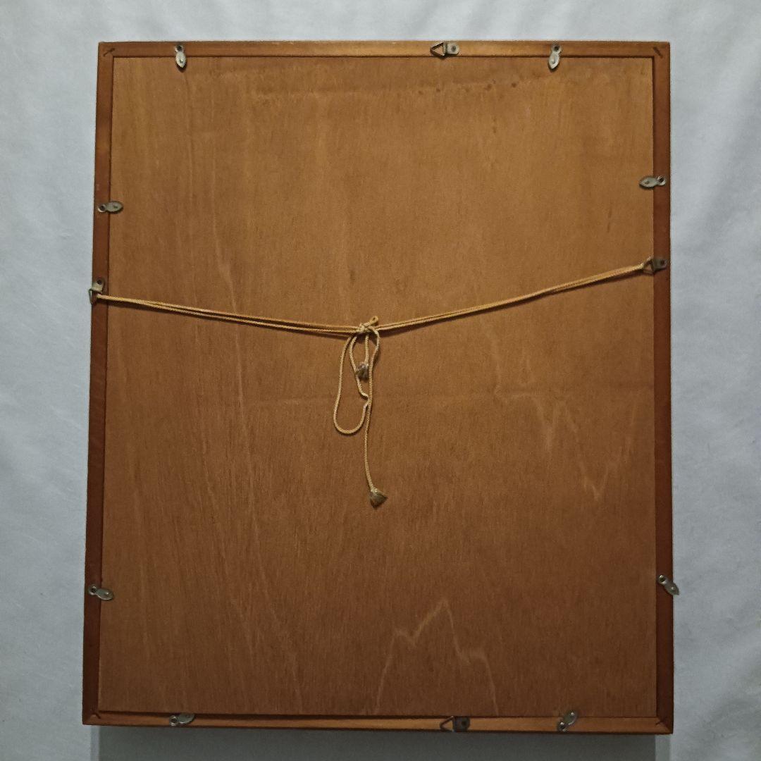 アート画 絵画 鶴 立体画 鶴 額縁付き