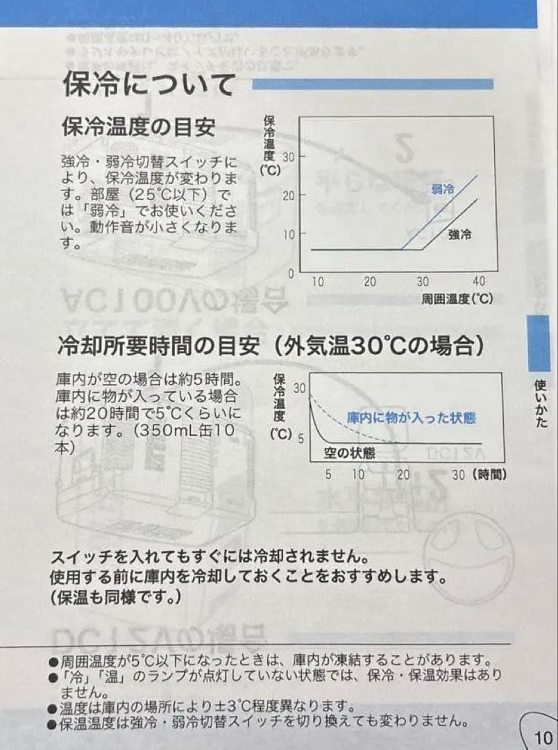 RV GEAR ポータブル 冷温庫 ERV723 氷保存可 車中泊に最適 訳あり