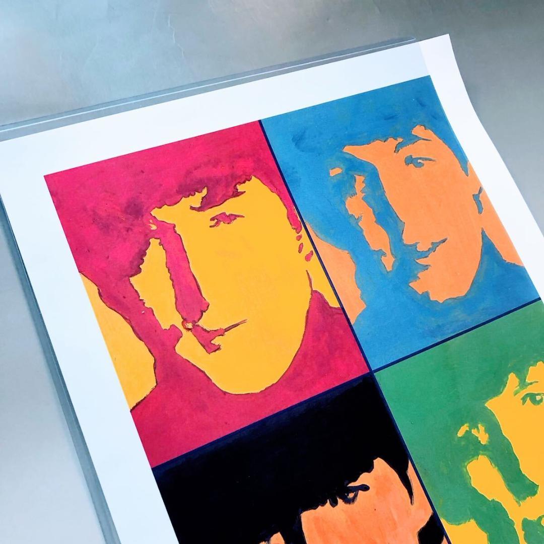 3941 美品 アンディ ウォーホル リトグラフ ビートルズ 300枚 限定