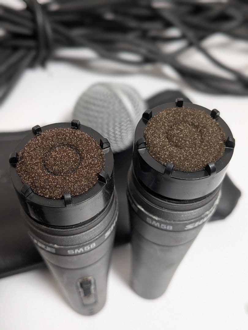 SHURE SM58 ダイナミックマイク 2本セット