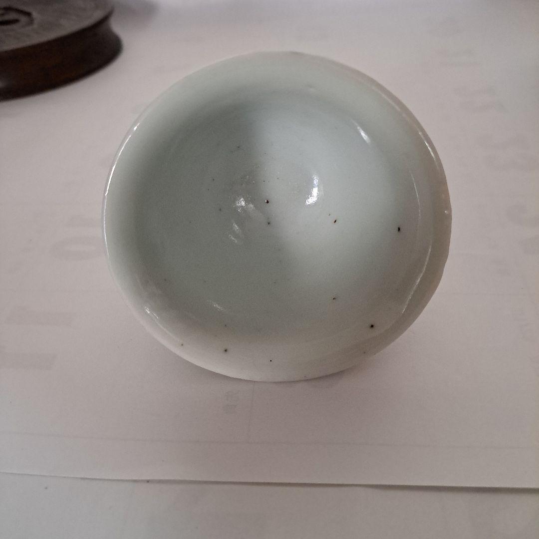 江戸初期　極上　呉須　蕎麦猪口　超珍品　享保のカエデ文 1730年