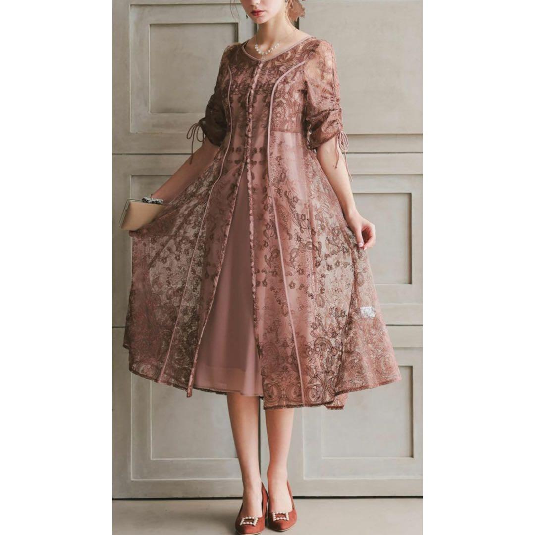 Dorry Doll エンブロイダリーレイヤードドレス