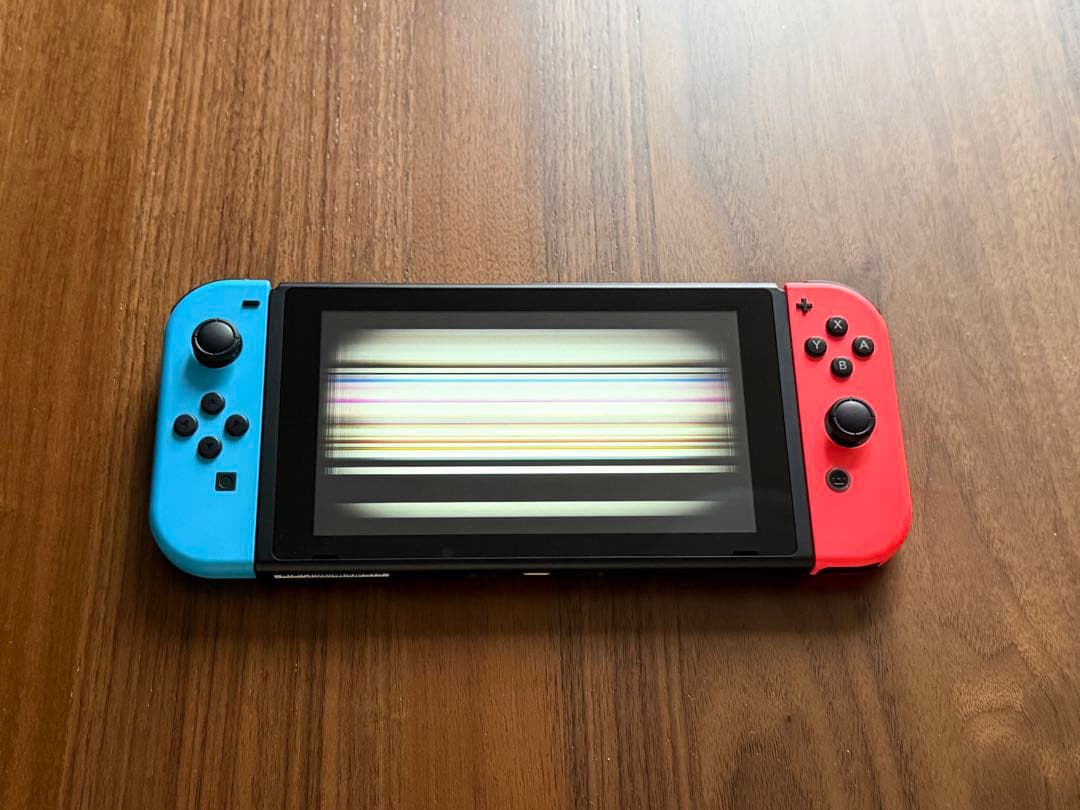 Nintendo Switch 本体セット ジャンク品／液晶不良有・TV出力OK