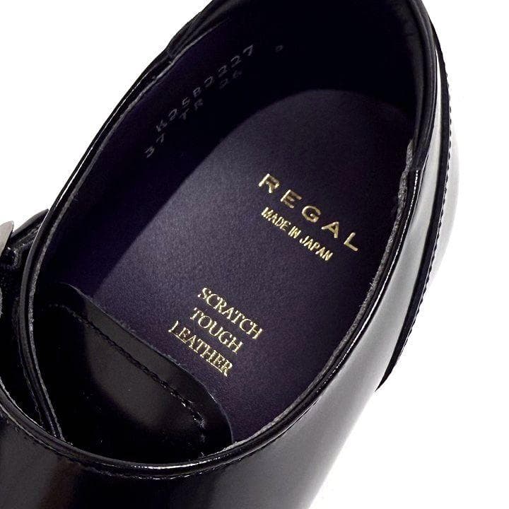 新品 リーガル 37TR ダブルモンク スクラッチタフレザー 26.5cm