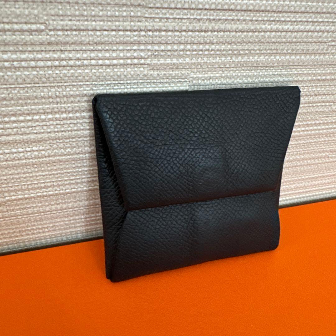 ‼️‼️‼️HERMES バスティア　ノアール‼️‼️‼️ブラック　レザー　ケース