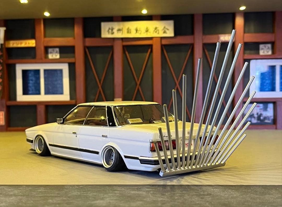 1/24 GX71マークⅡ 街道 福岡 道東 孔雀 ノンスリ マークⅢ 旧車