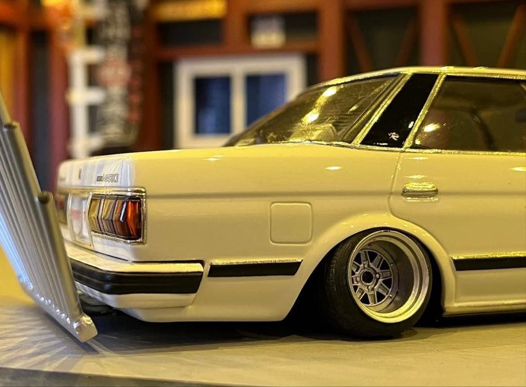 1/24 GX71マークⅡ 街道 福岡 道東 孔雀 ノンスリ マークⅢ 旧車